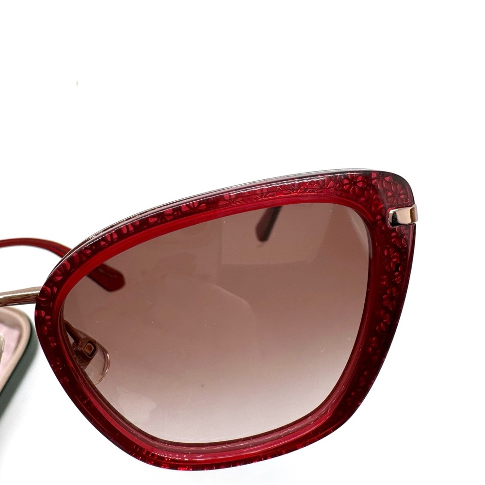 Kate Spade New York Thelma Cat Eye Sunglasses 53MM Red Gold Hello Sunshine 2 - Picture 6 of 10